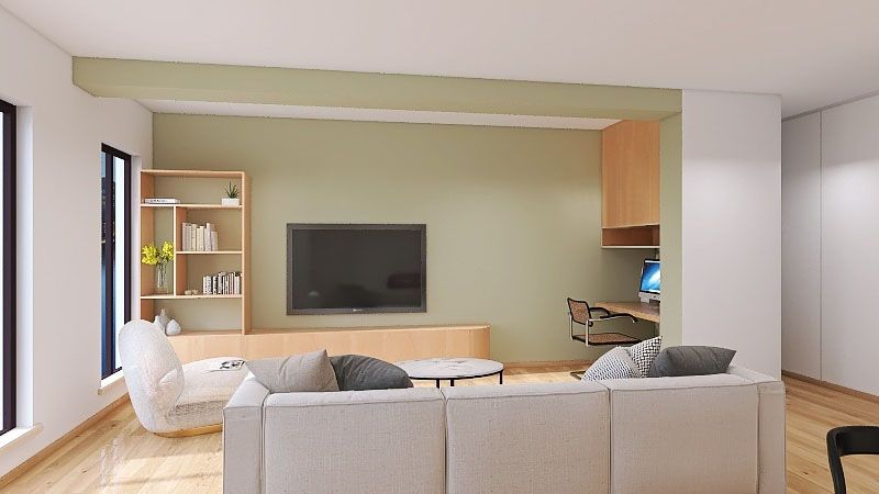 Salon aménagé selon les principes du feng shui